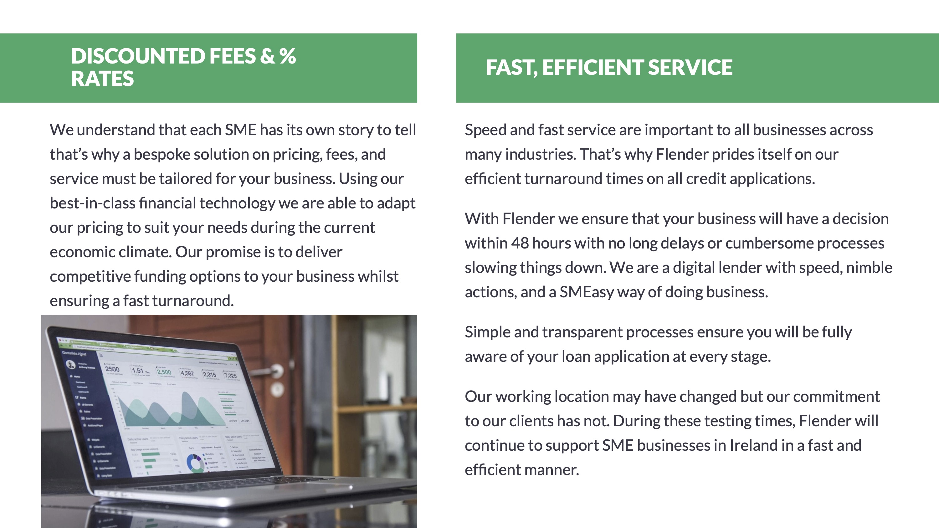 Flender - Fast Flexible Finance, Project Green slide 4